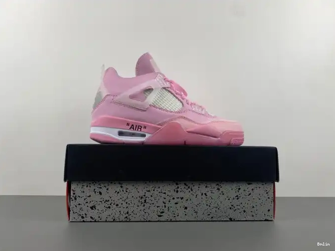Bmlin Shoes X PINK 4 JORDAN OFF-WHITE 0613